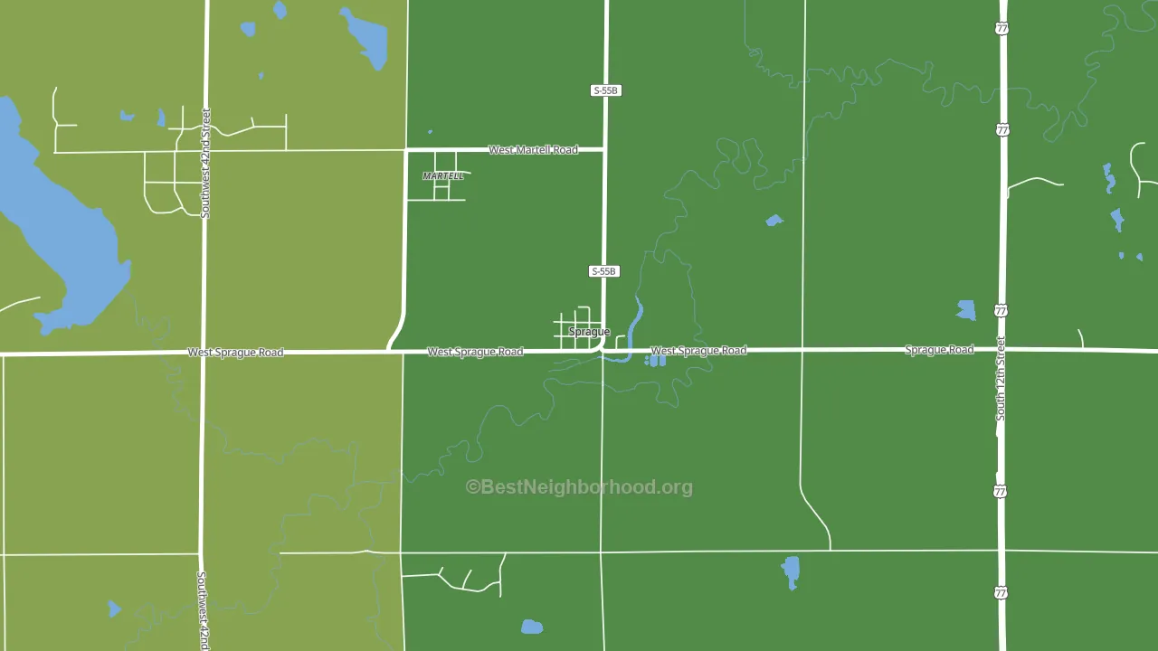68438, NE block-group voter-turnout map