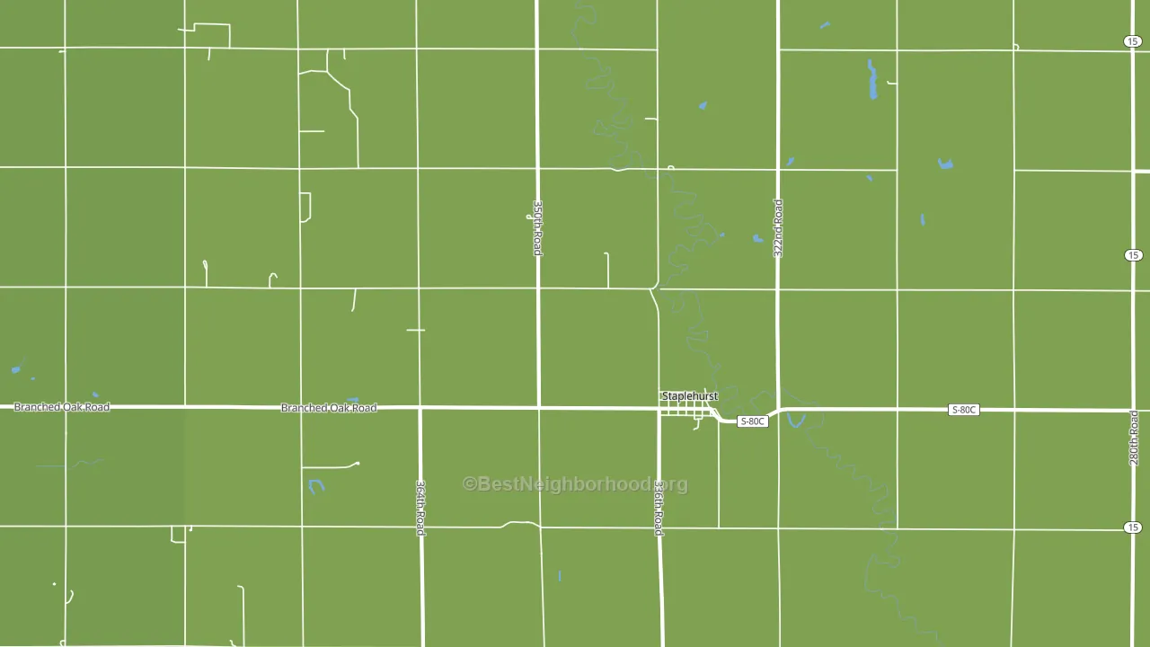 68439, NE block-group voter-turnout map