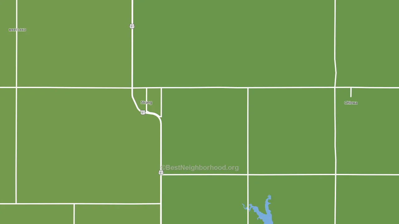 68444, NE block-group voter-turnout map