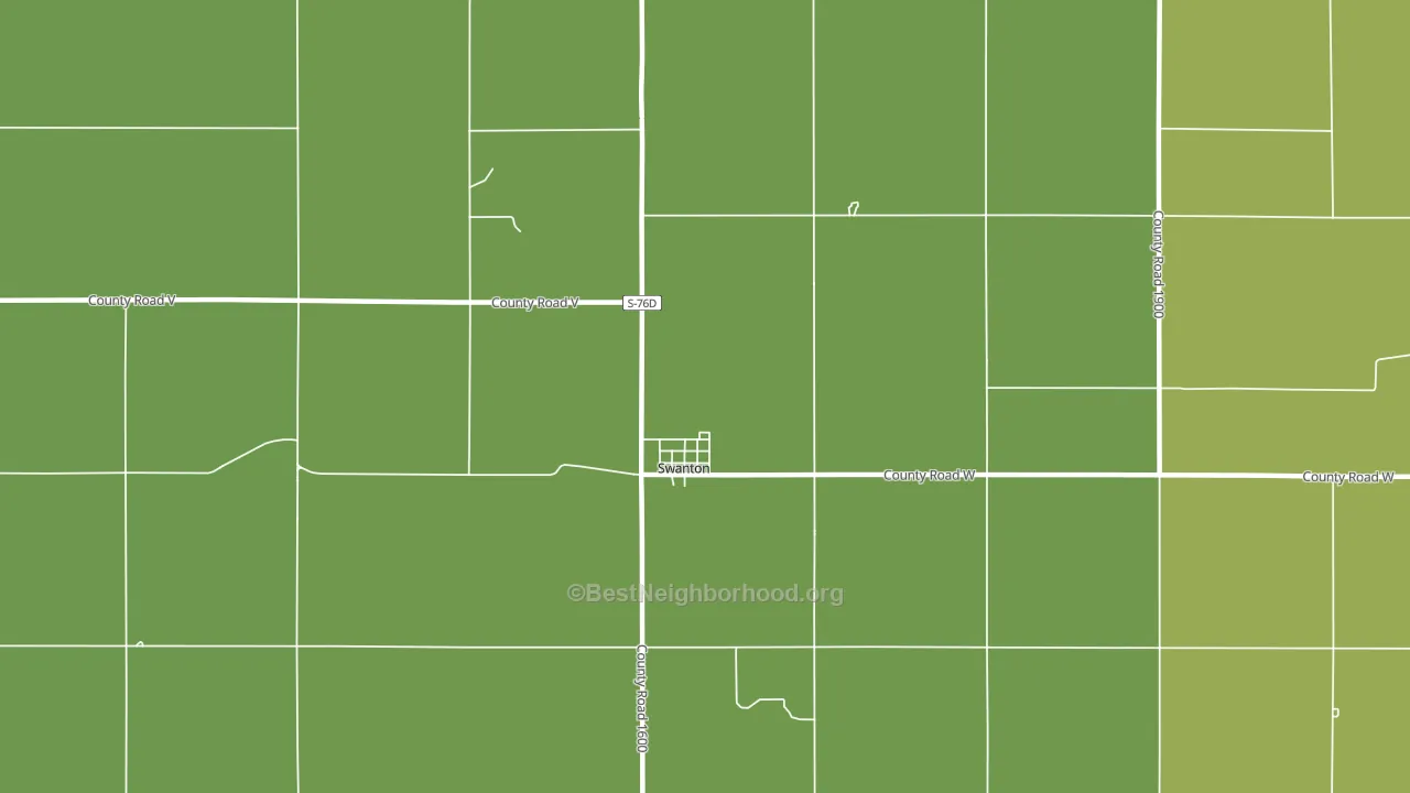 68445, NE block-group voter-turnout map