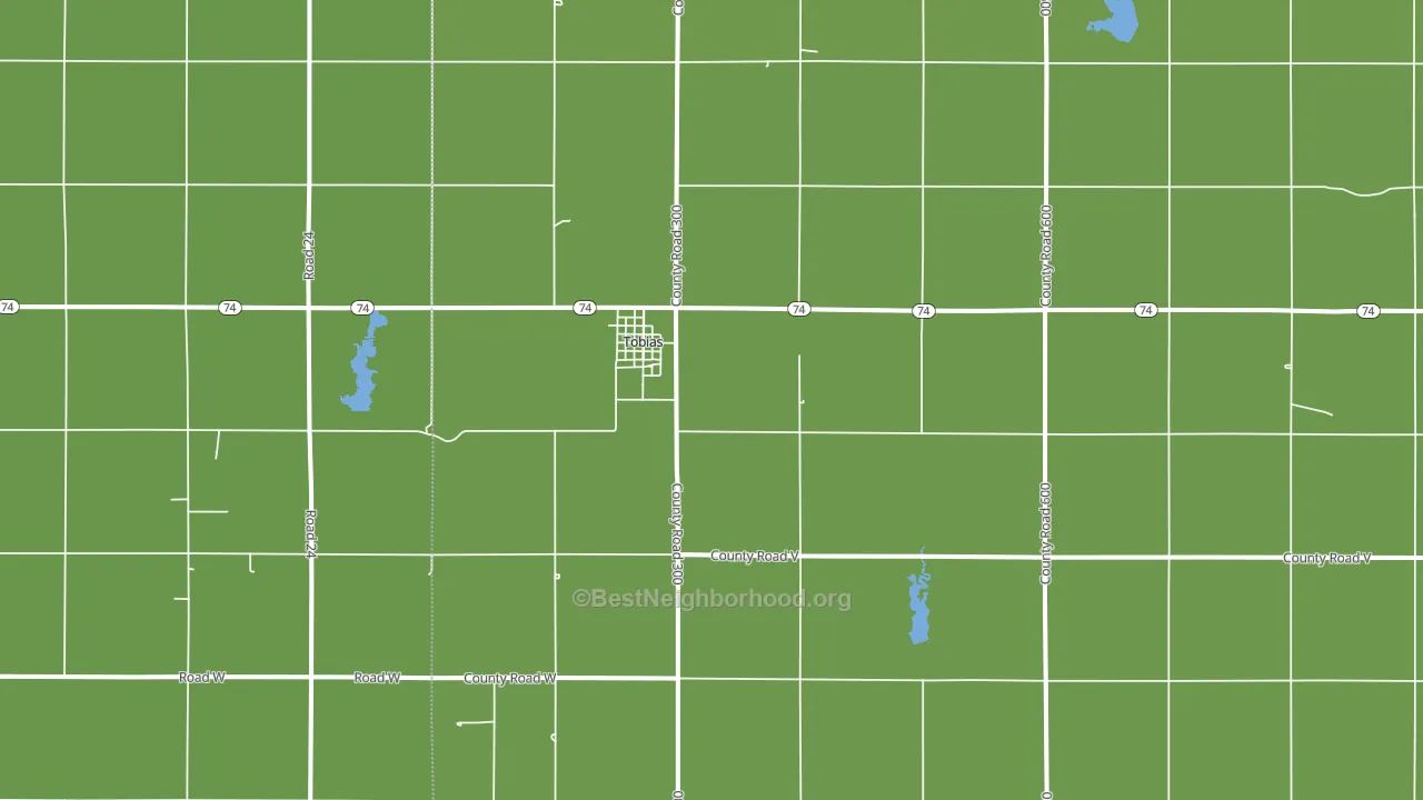 68453, NE block-group voter-turnout map