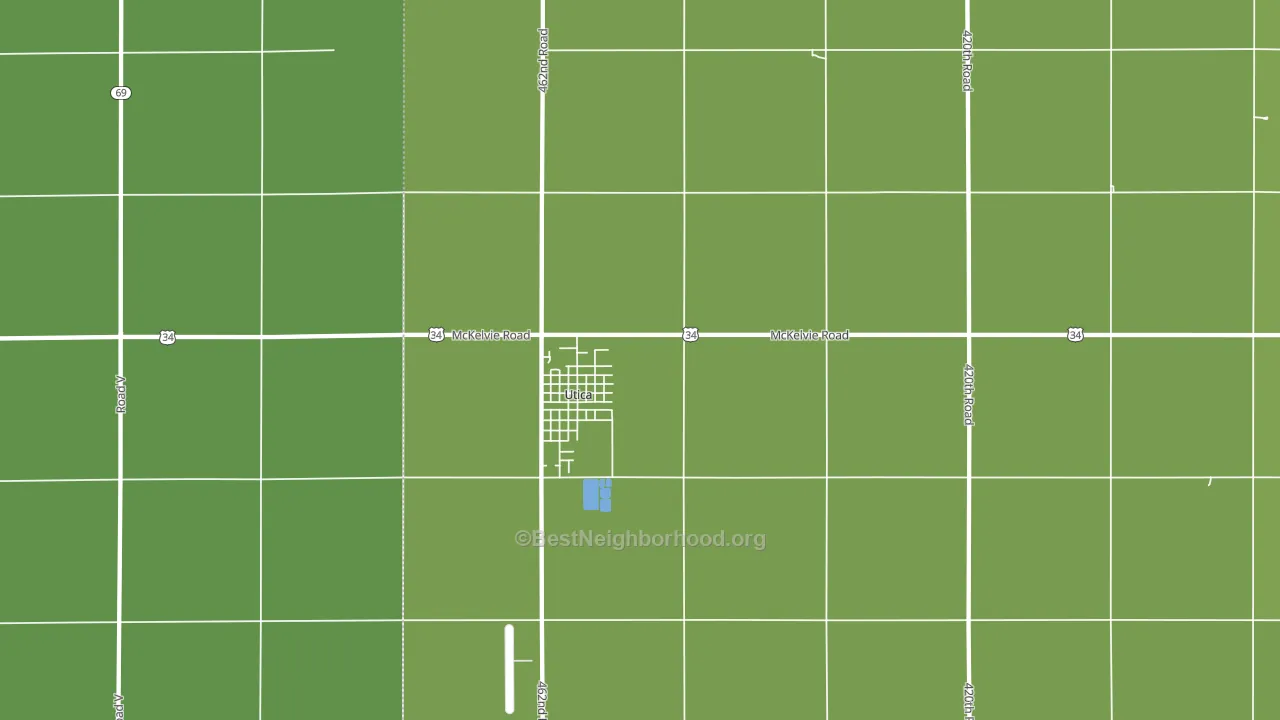68456, NE block-group voter-turnout map