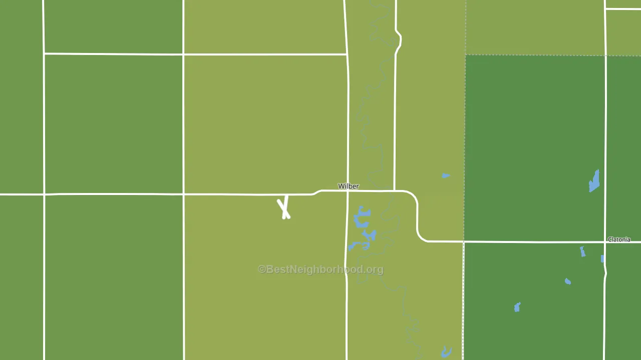 68465, NE block-group voter-turnout map