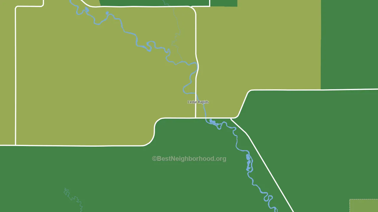 68627, NE block-group voter-turnout map