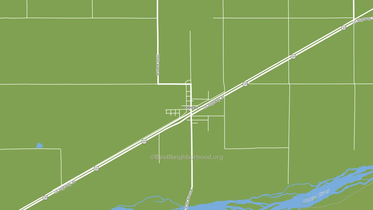 68634, NE block-group voter-turnout map