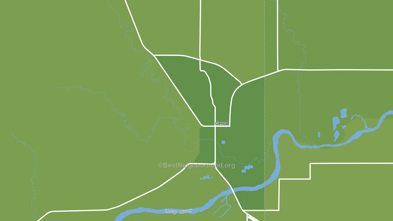 68640, NE block-group voter-turnout map