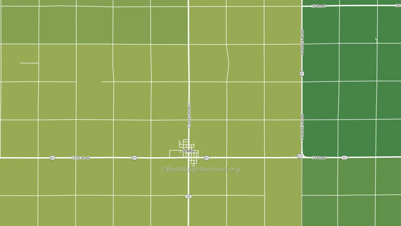 68662, NE block-group voter-turnout map