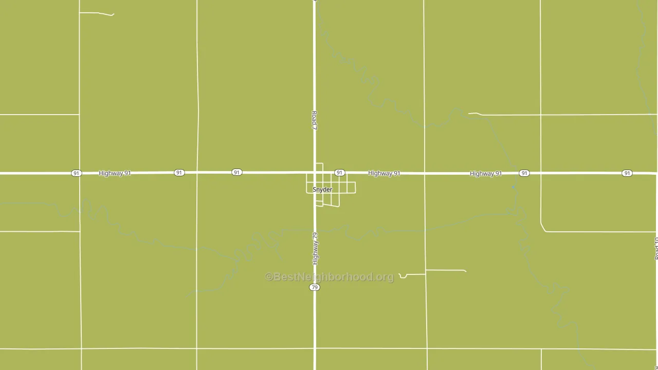 68664, NE block-group voter-turnout map