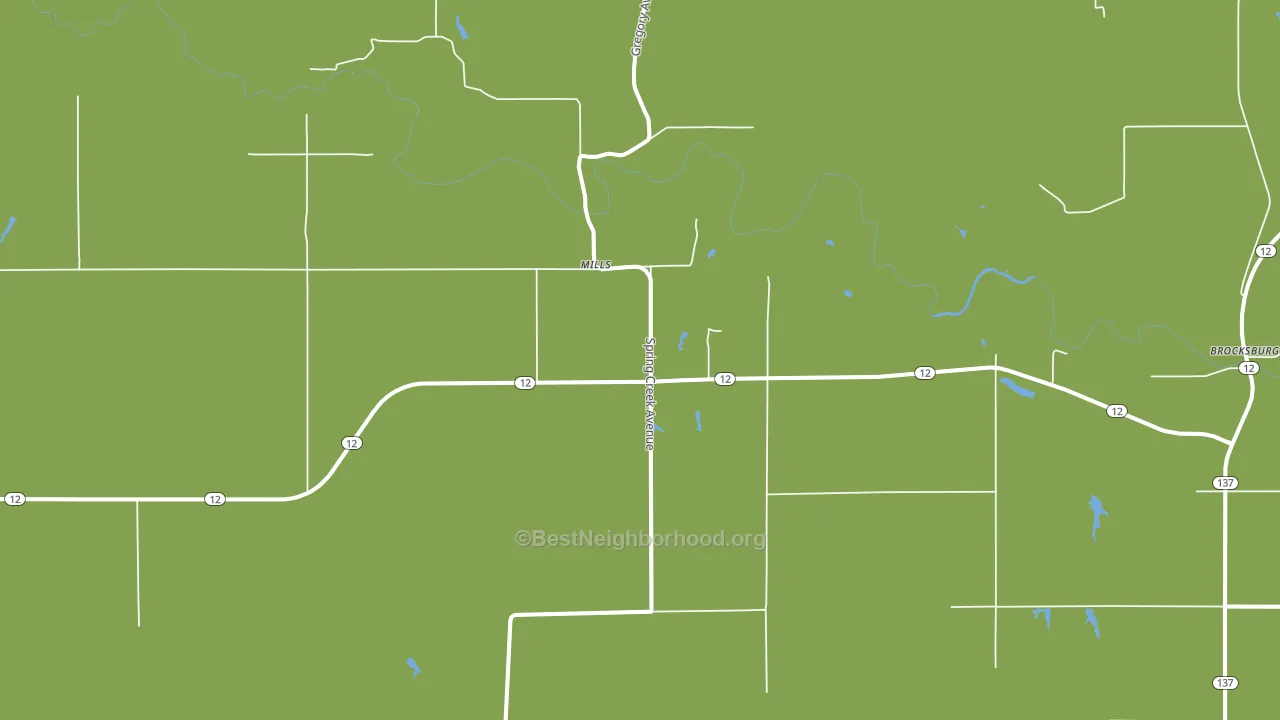 68753, NE block-group voter-turnout map