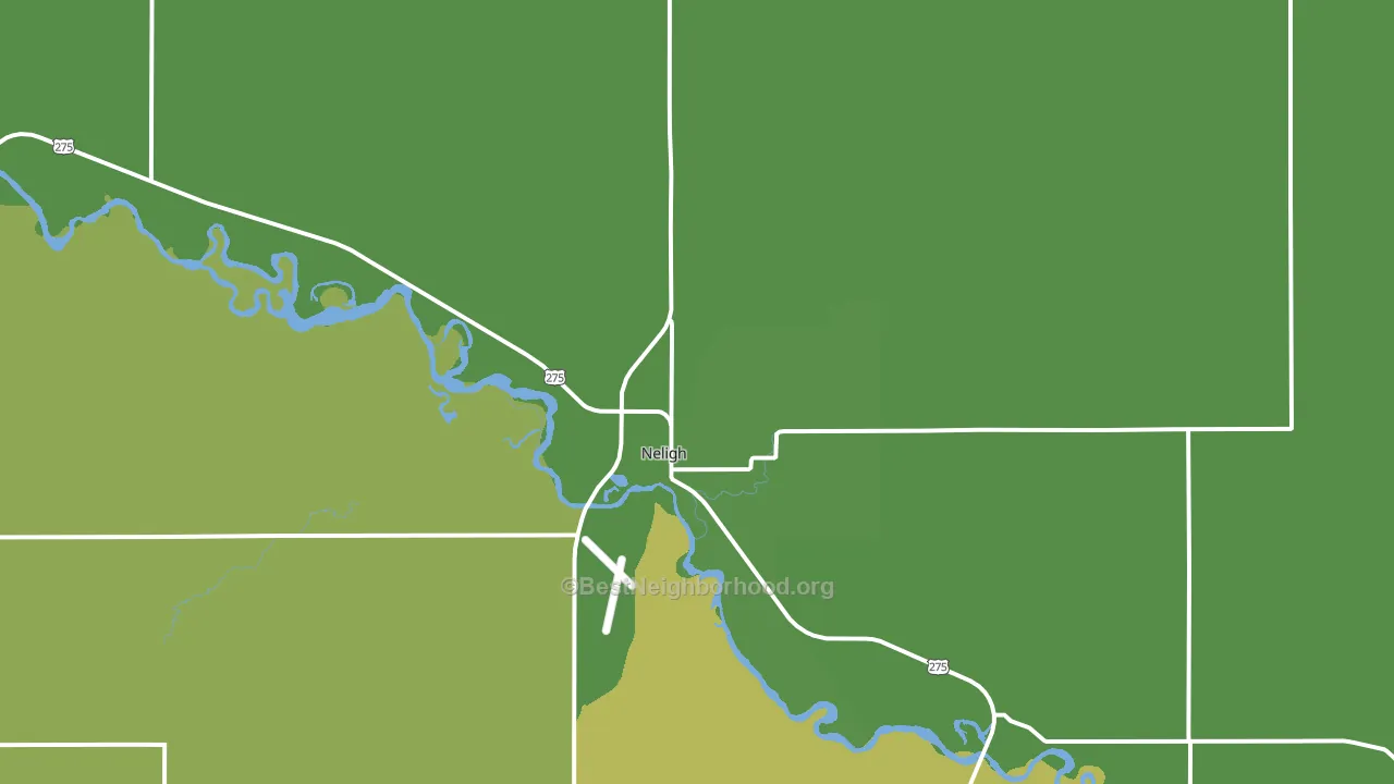 68756, NE block-group voter-turnout map