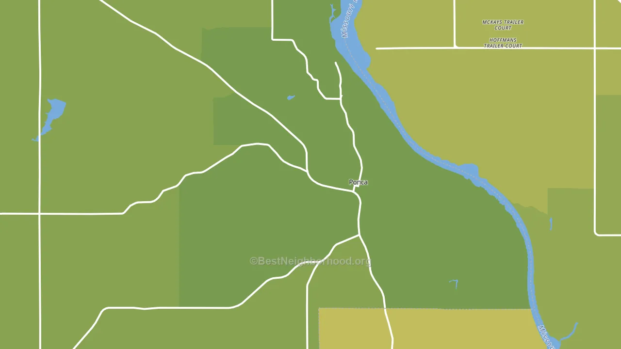 68770, NE block-group voter-turnout map