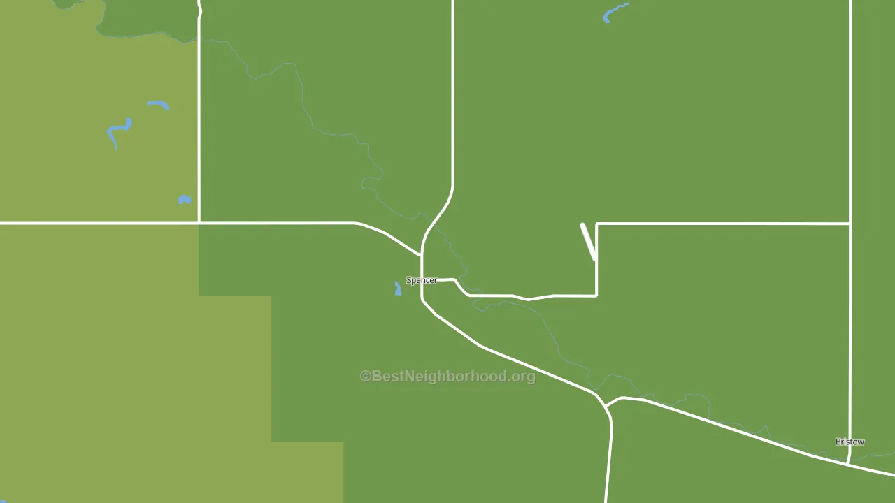 68777, NE block-group voter-turnout map