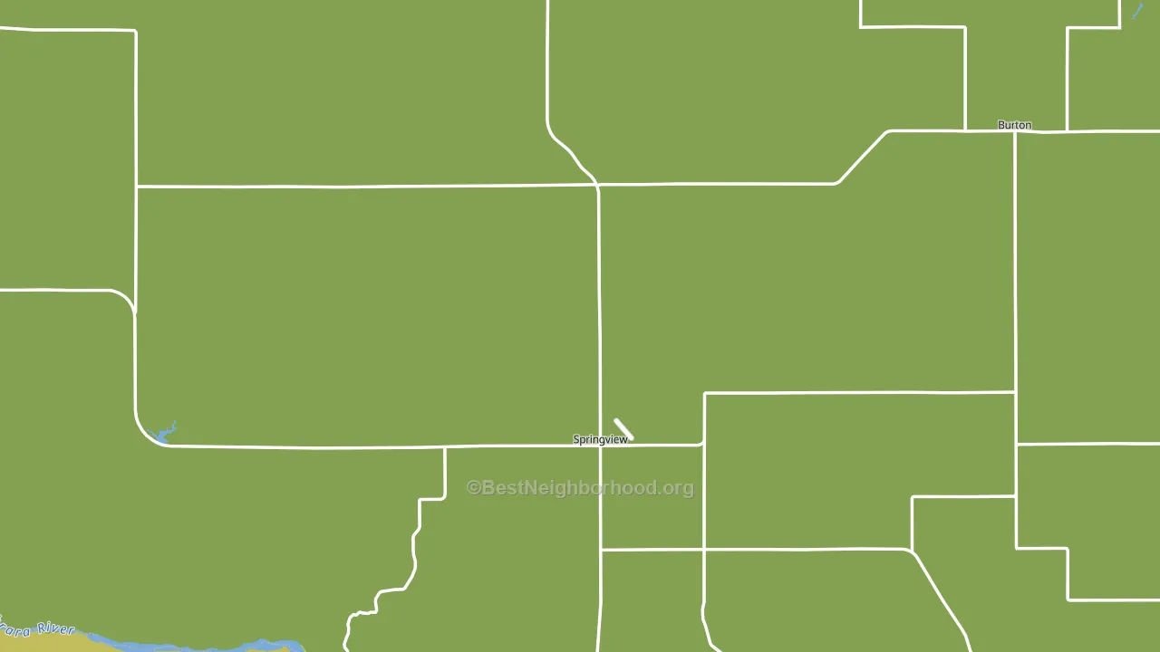 68778, NE block-group voter-turnout map