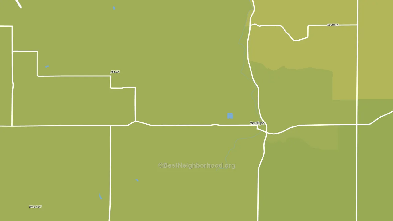 68783, NE block-group voter-turnout map