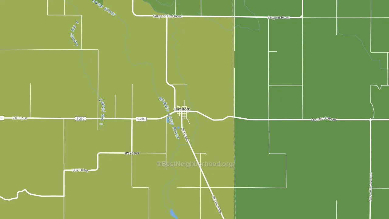 68828, NE block-group voter-turnout map