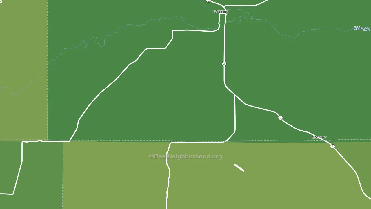 68833, NE block-group voter-turnout map