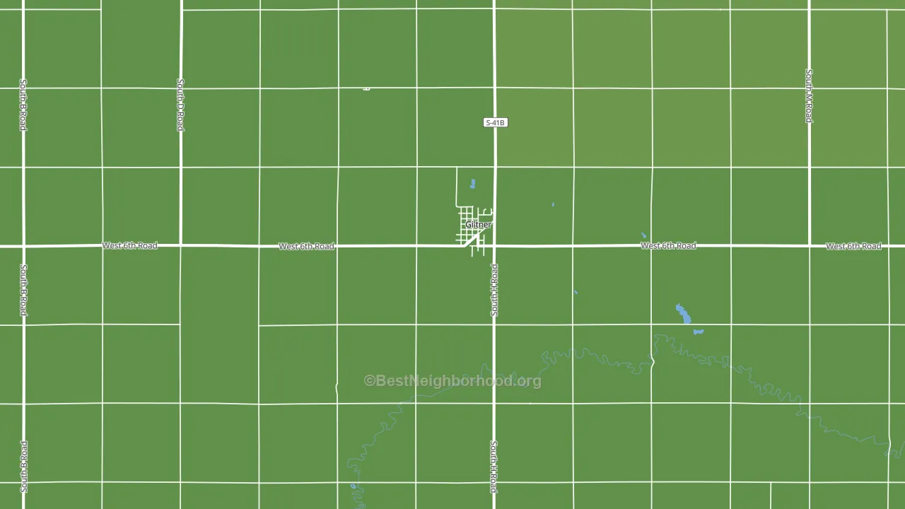 68841, NE block-group voter-turnout map