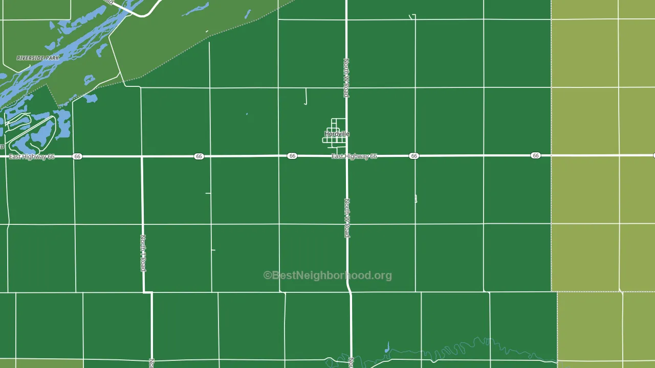 68846, NE block-group voter-turnout map
