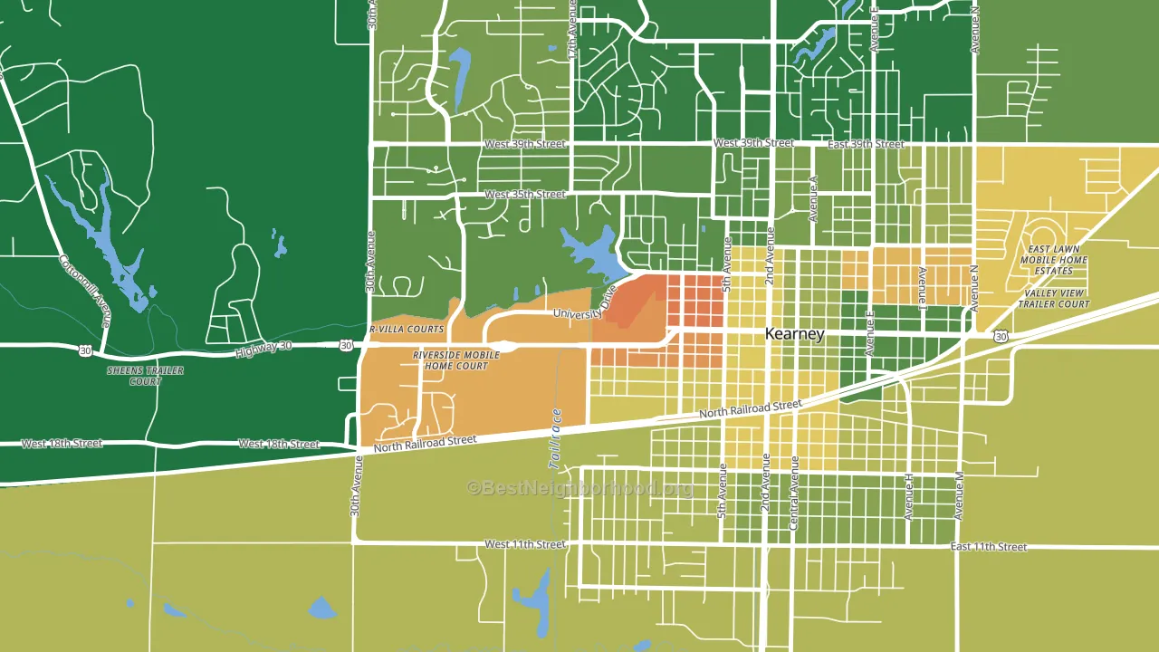 68849, NE block-group voter-turnout map