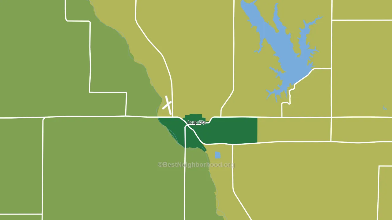 68853, NE block-group voter-turnout map
