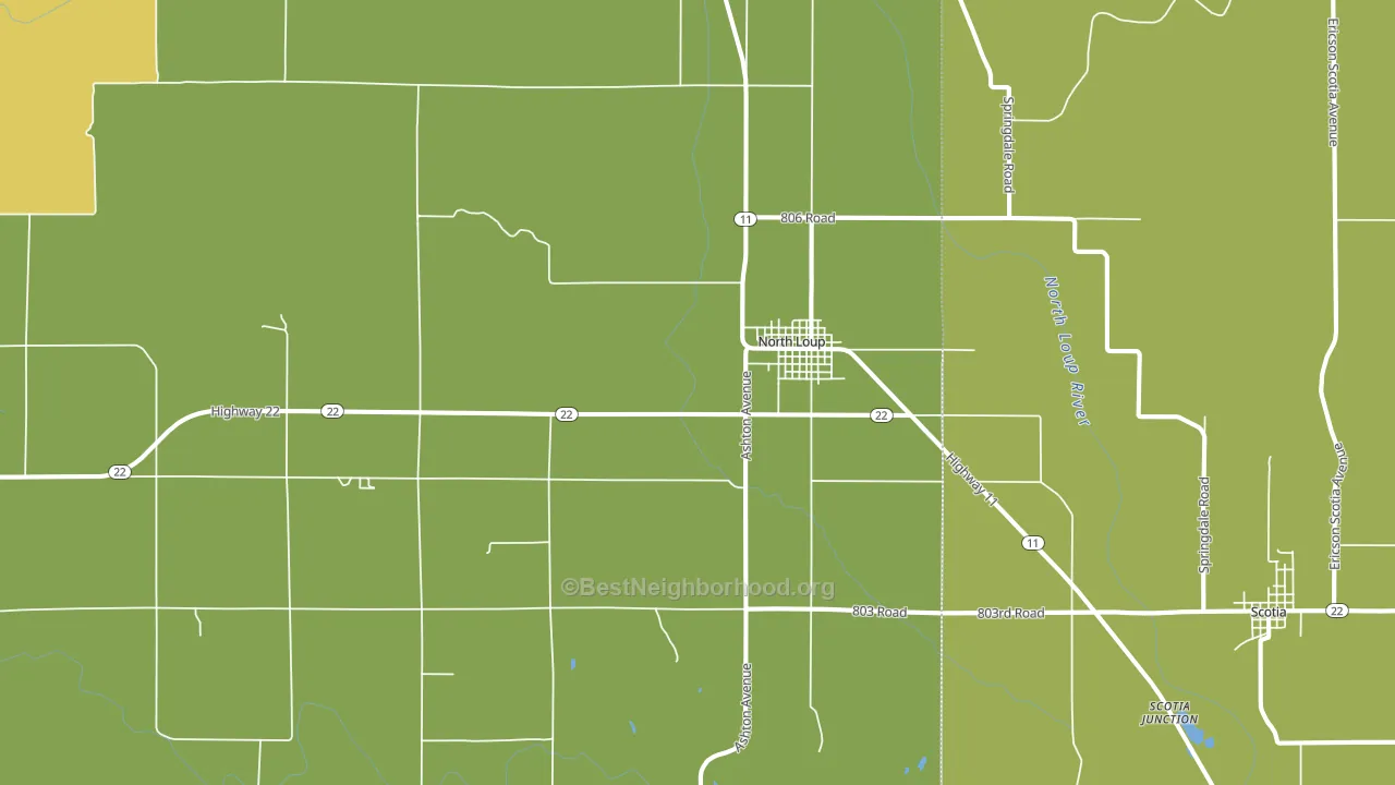 68859, NE block-group voter-turnout map
