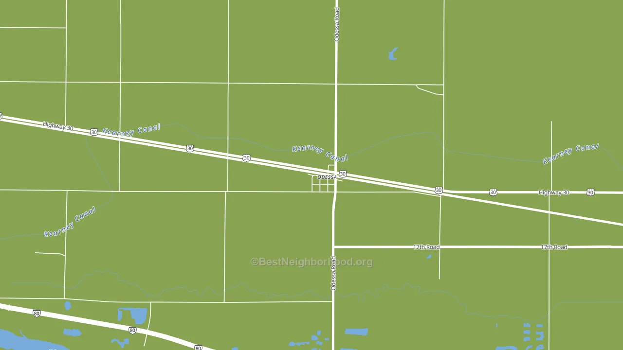 68861, NE block-group voter-turnout map