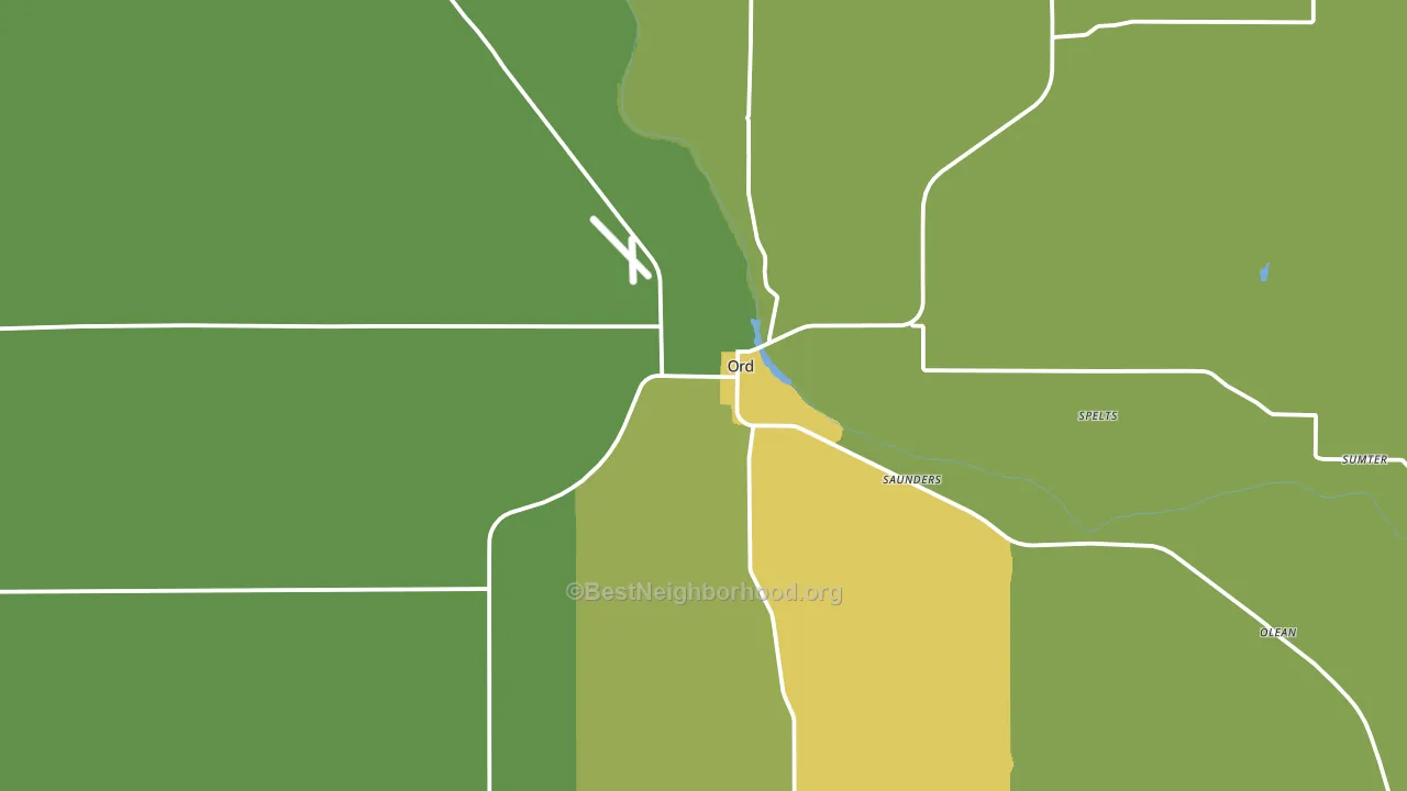 68862, NE block-group voter-turnout map