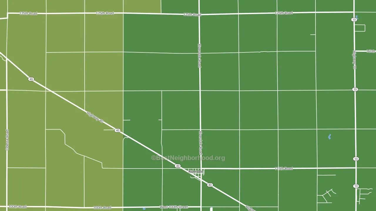 68870, NE block-group voter-turnout map