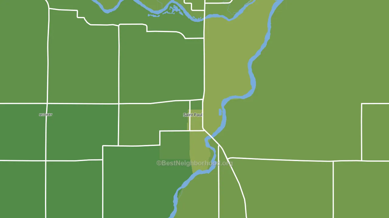 68873, NE block-group voter-turnout map