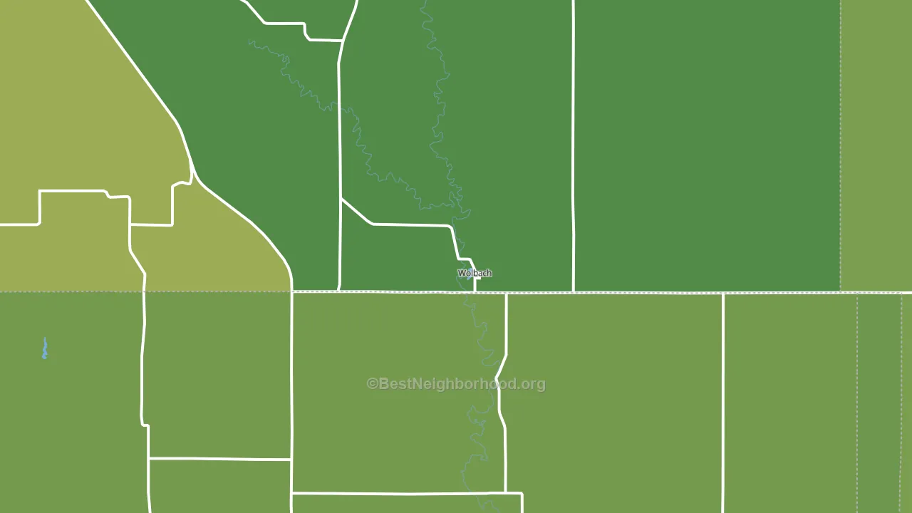 68882, NE block-group voter-turnout map
