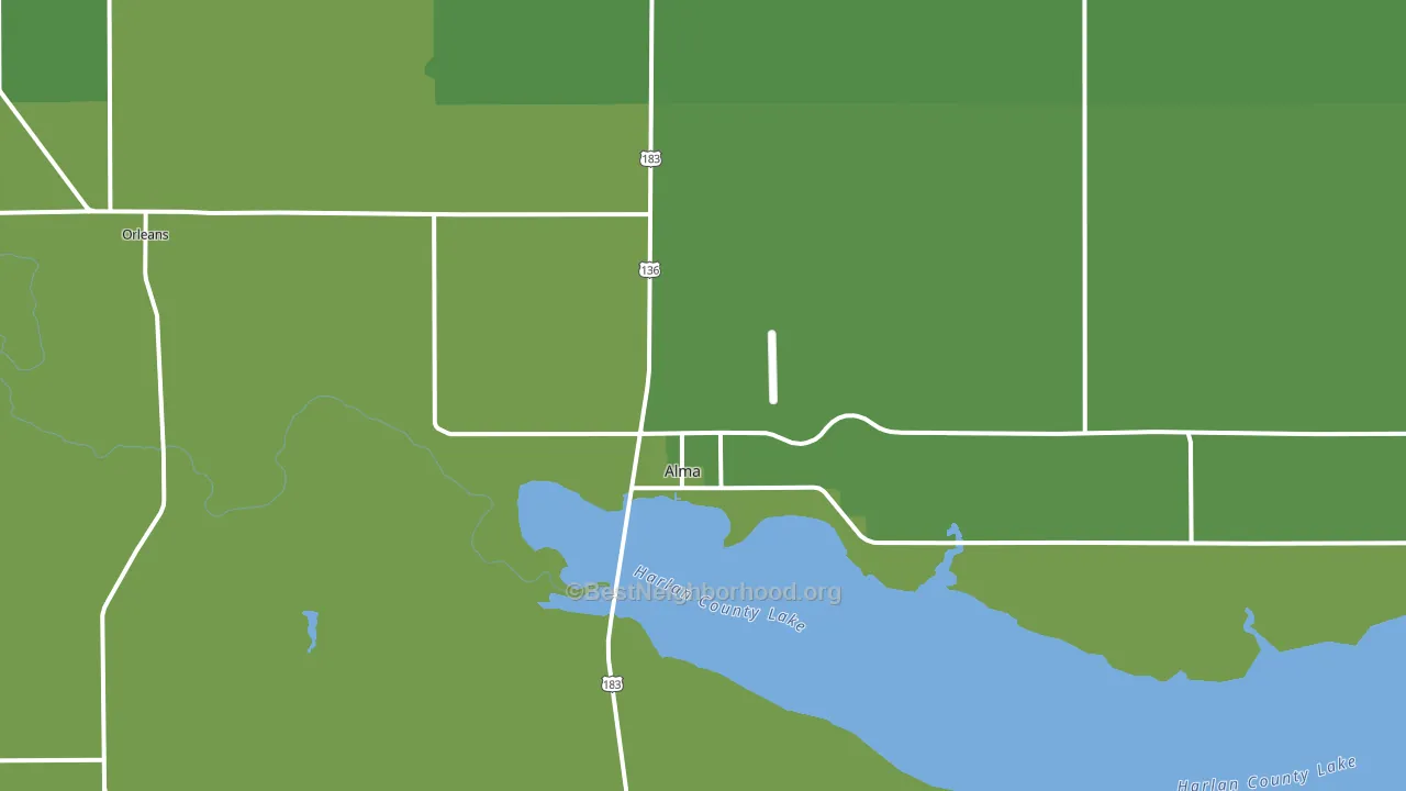 68920, NE block-group voter-turnout map