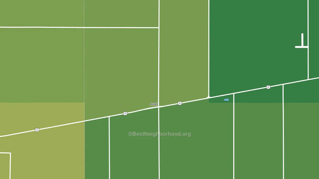 68924, NE block-group voter-turnout map