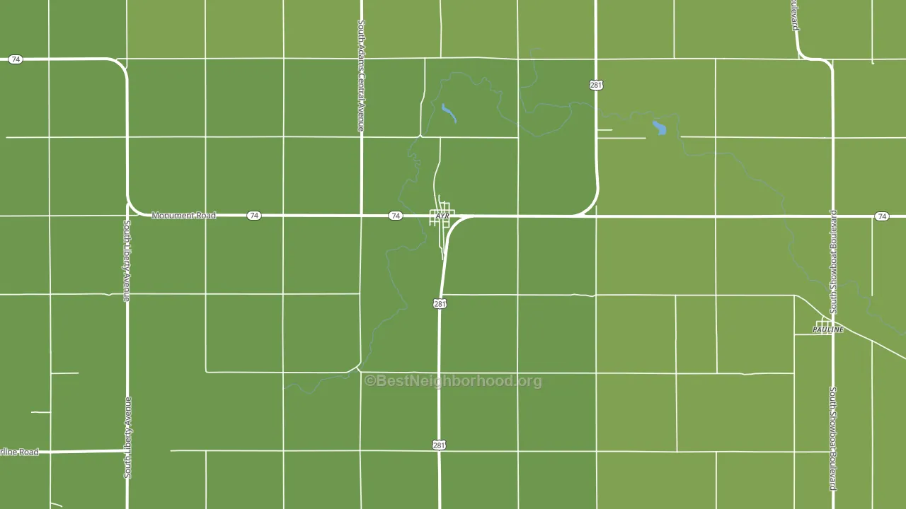 68925, NE block-group voter-turnout map