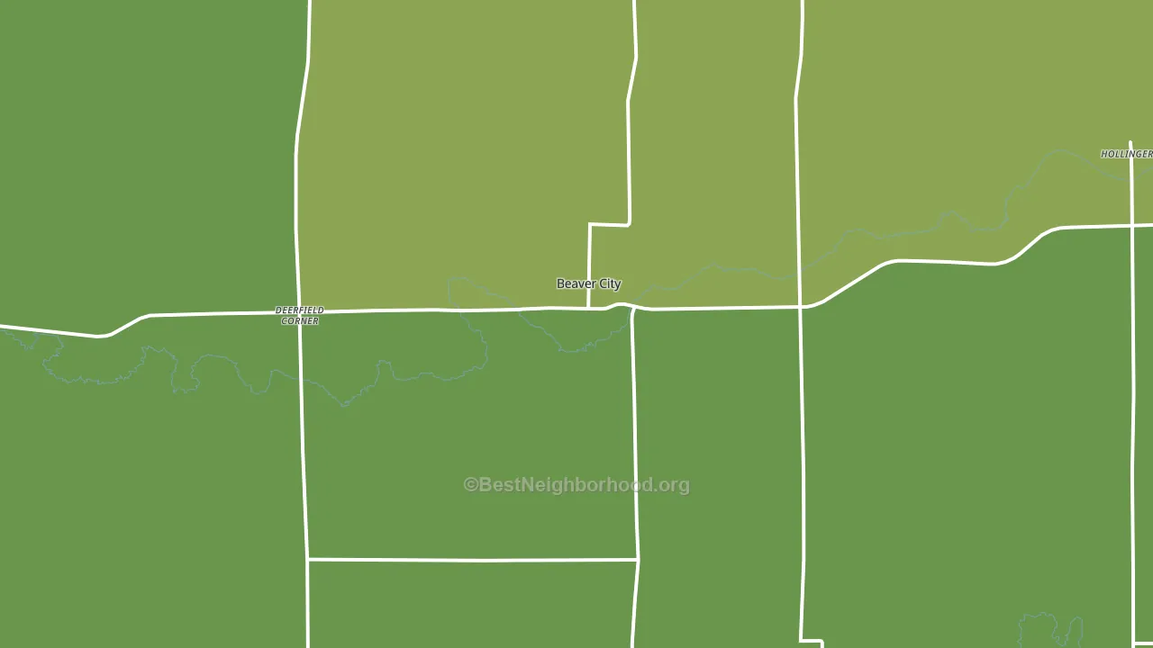 68926, NE block-group voter-turnout map