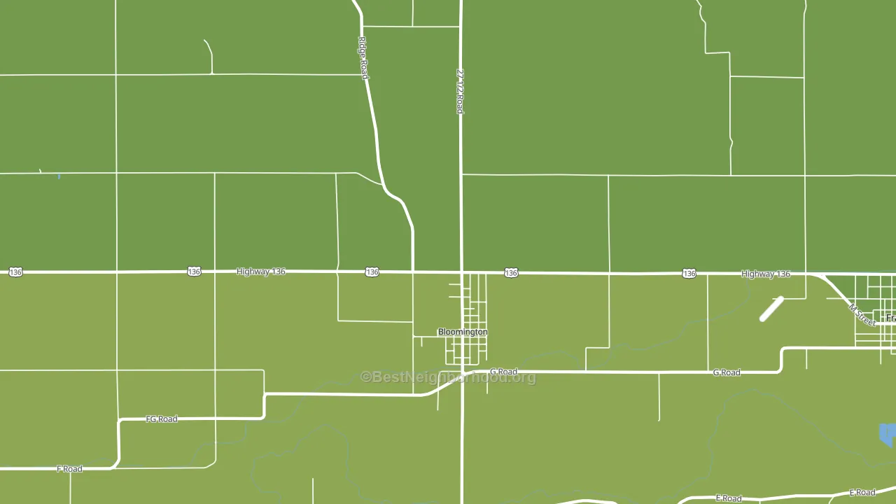 68929, NE block-group voter-turnout map