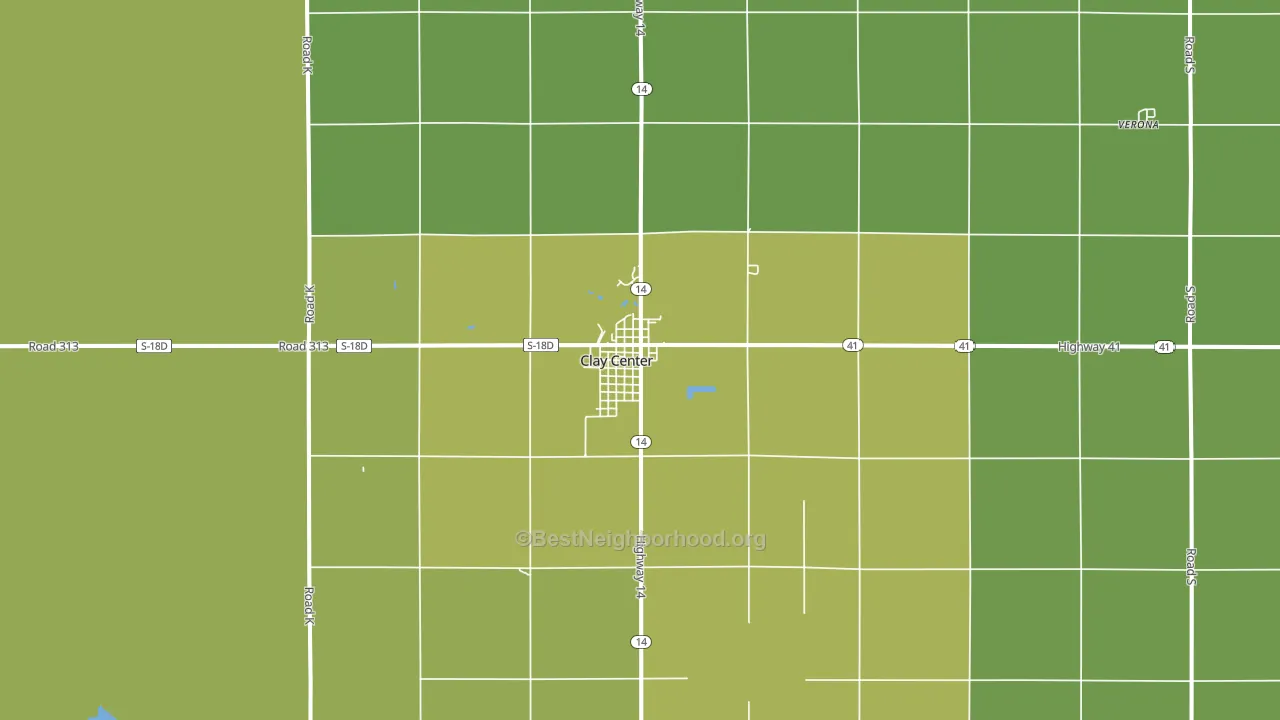 68933, NE block-group voter-turnout map