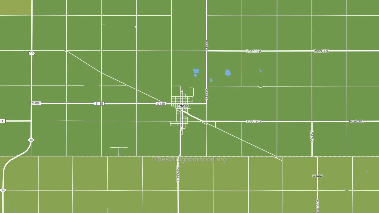 68935, NE block-group voter-turnout map