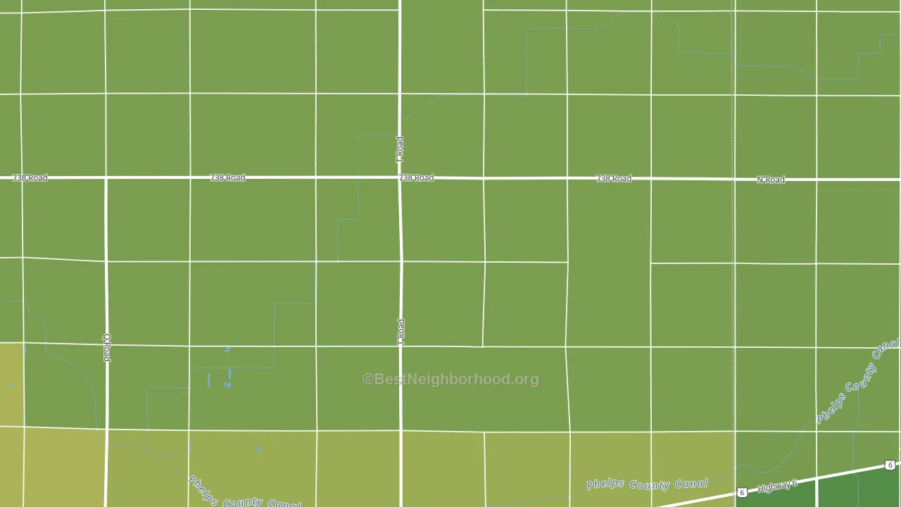 68940, NE block-group voter-turnout map