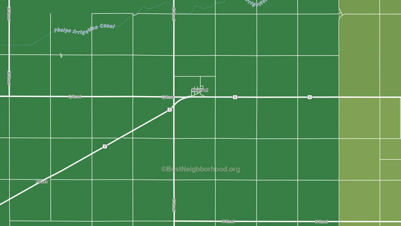 68945, NE block-group voter-turnout map