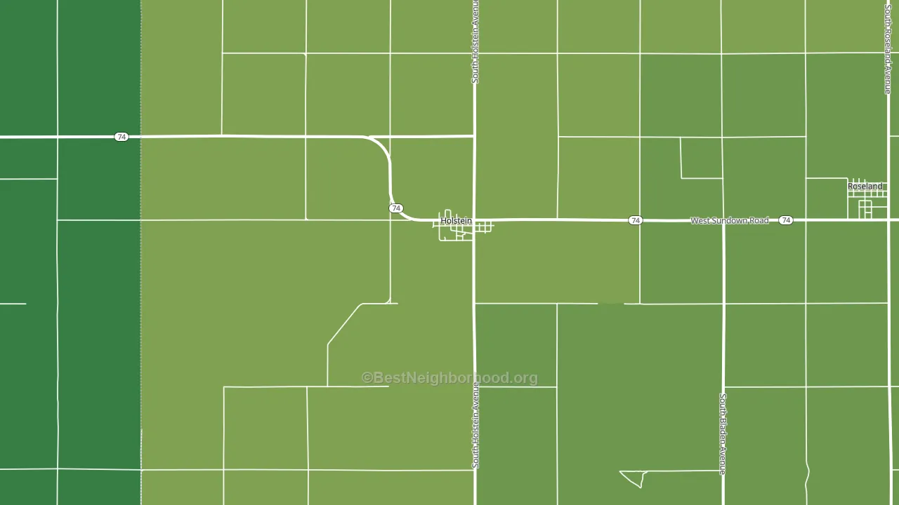 68950, NE block-group voter-turnout map