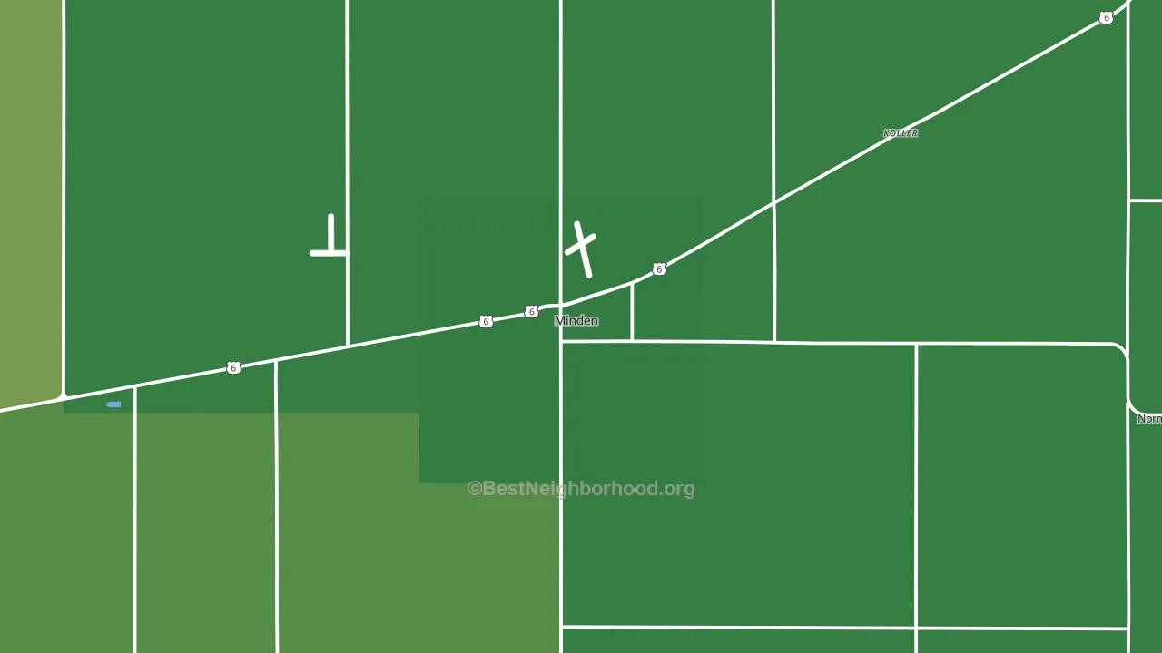 68959, NE block-group voter-turnout map