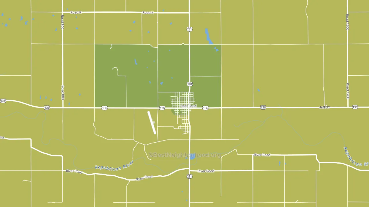 68970, NE block-group voter-turnout map