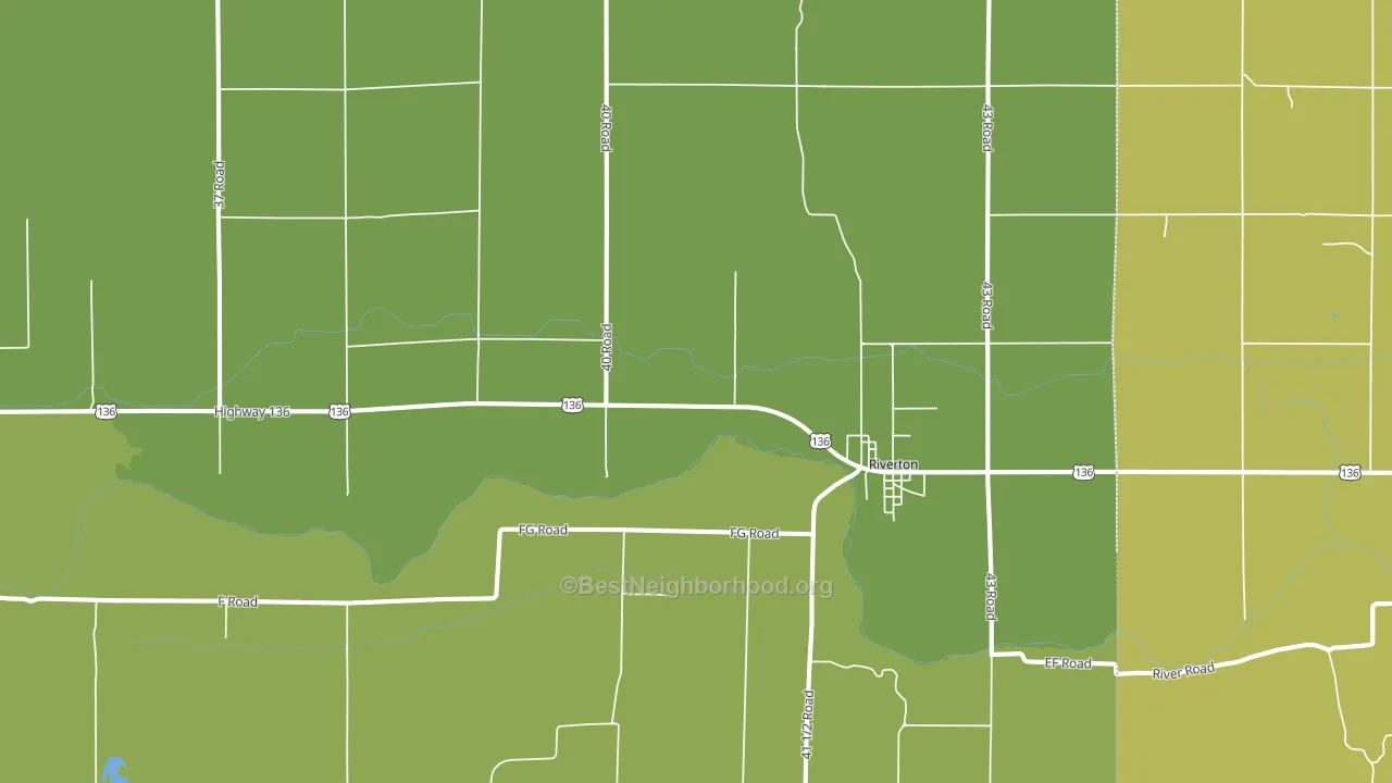 68972, NE block-group voter-turnout map