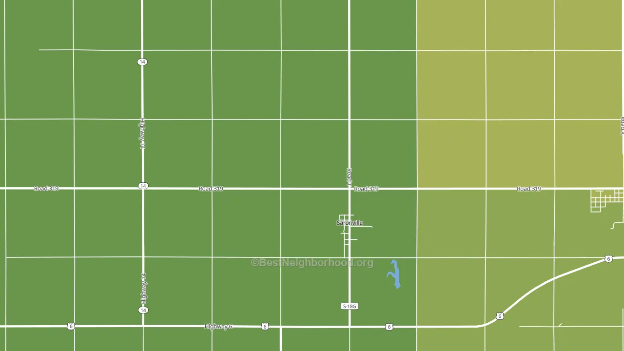 68975, NE block-group voter-turnout map