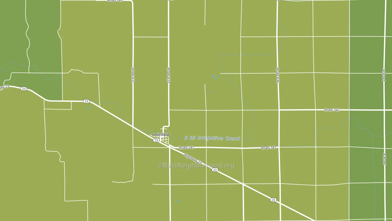 68976, NE block-group voter-turnout map