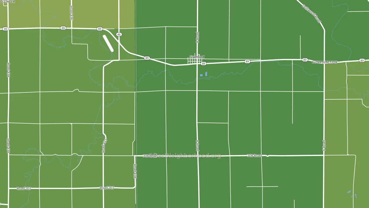 68977, NE block-group voter-turnout map