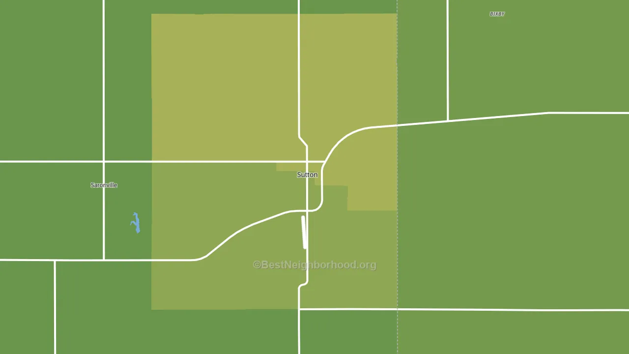 68979, NE block-group voter-turnout map