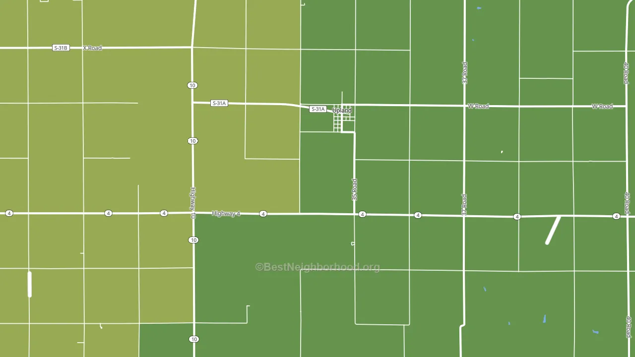68981, NE block-group voter-turnout map