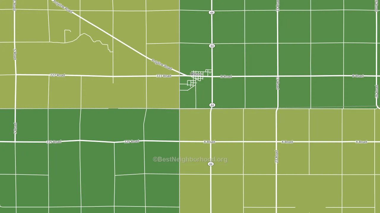 68982, NE block-group voter-turnout map