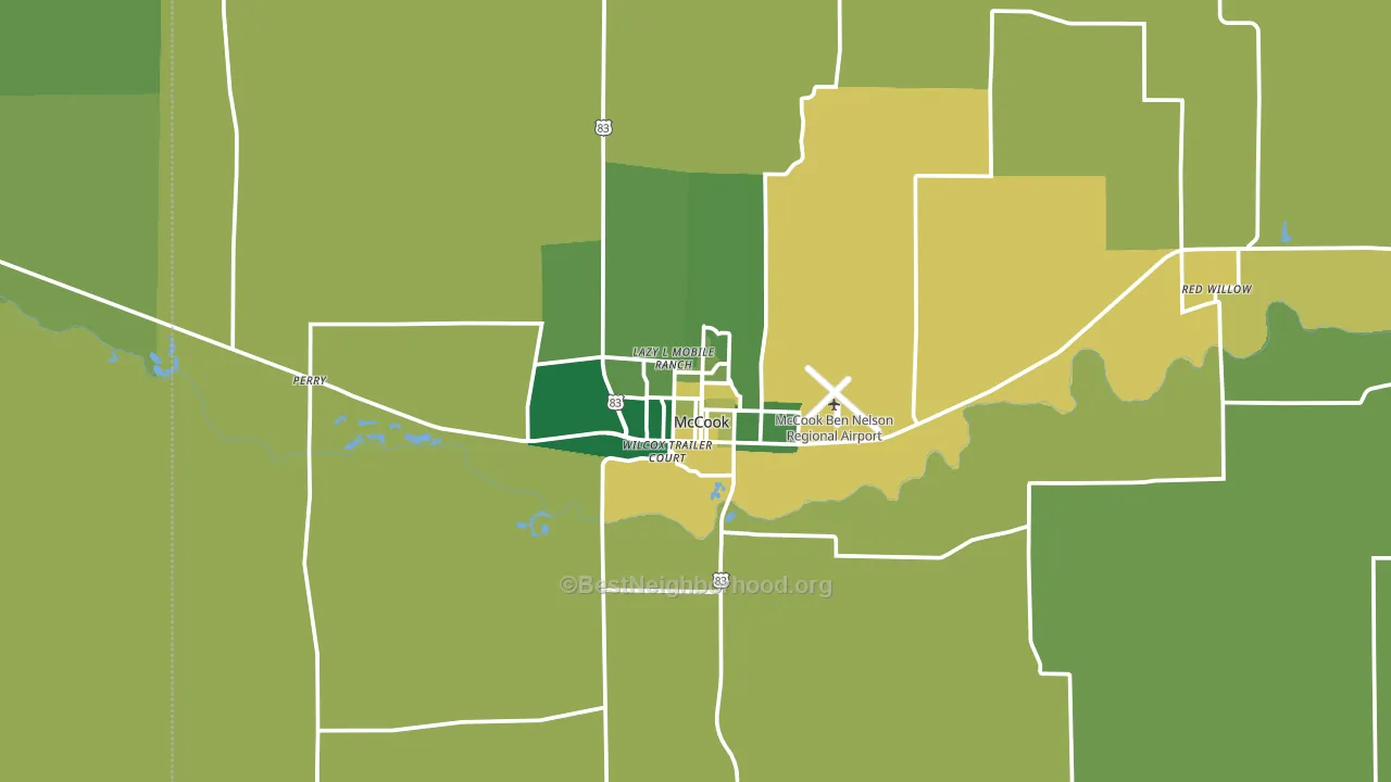 69001, NE block-group voter-turnout map